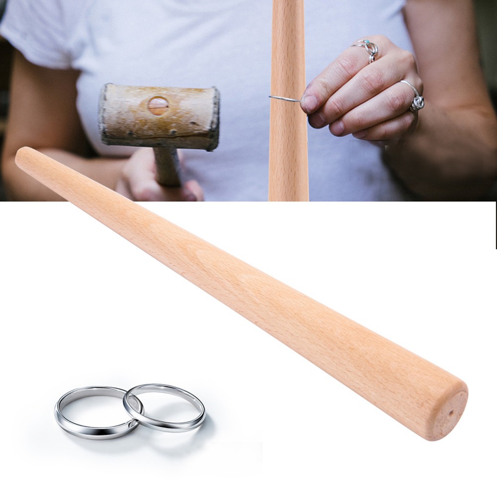 Xtool Jewelry Making - Versatile Wood Color Wood Ring Mandrel