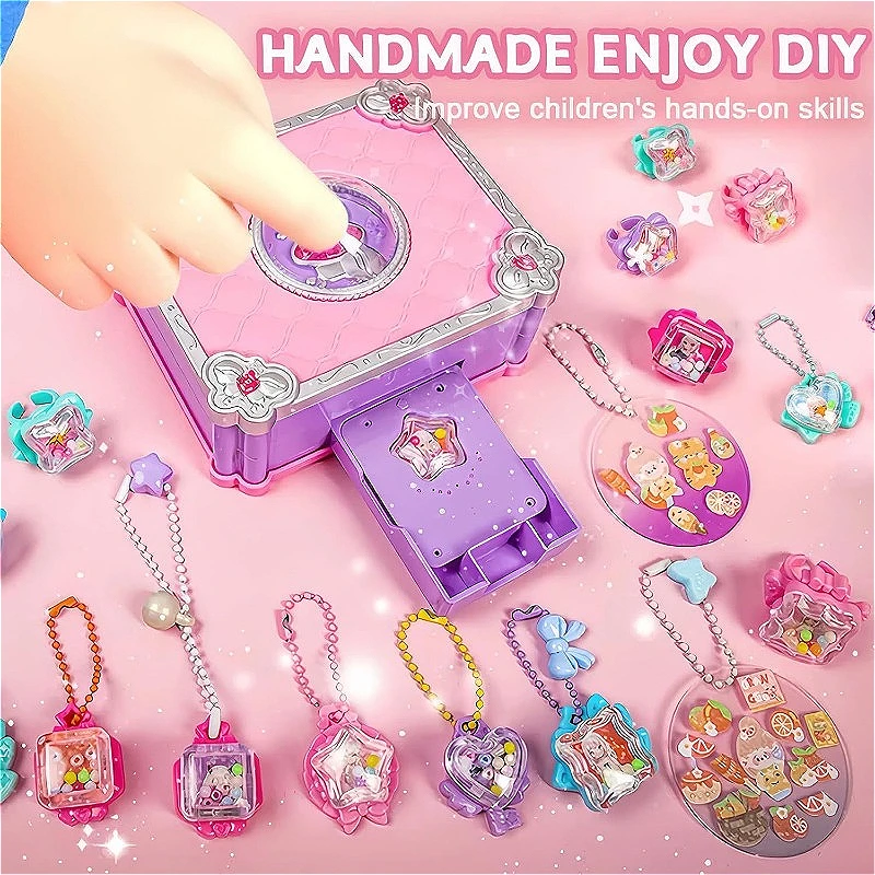 Jewelry Making Kits For Girls - 3D Sticker Maker Kit DIY Jewelry