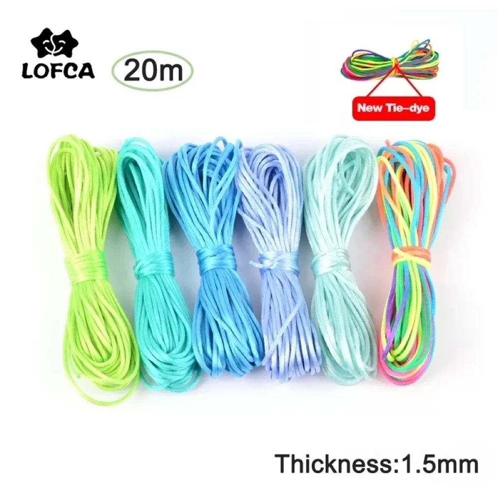Knotting Cord Silk - 20 Mét/lô DIY Dây Nylon 1.5Mm
