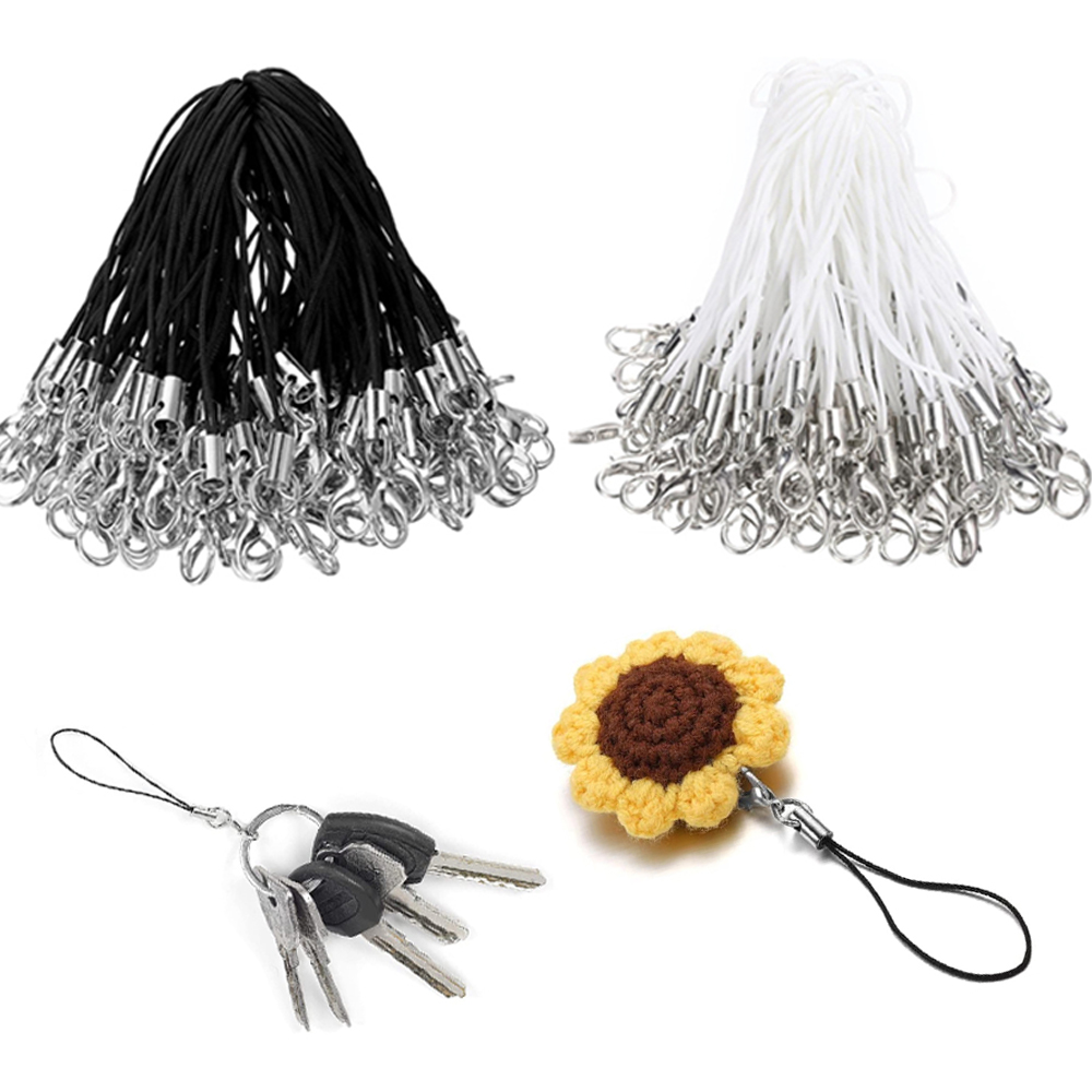 Jewelry Making Equipment - 50/100Pcs Black White Strap Charm Cord