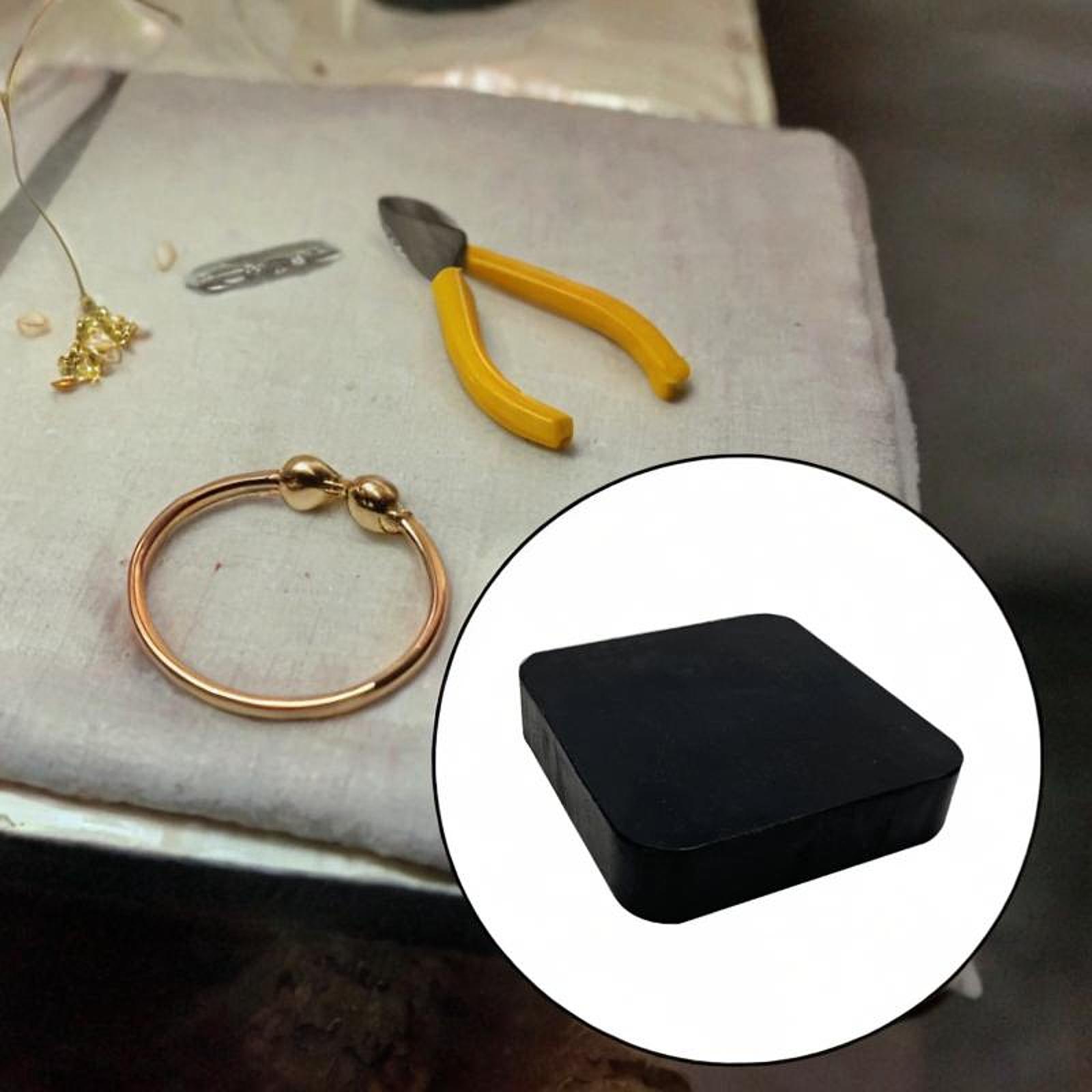 Xtool Jewelry Making - Rubber Bench Block Stamping Base for