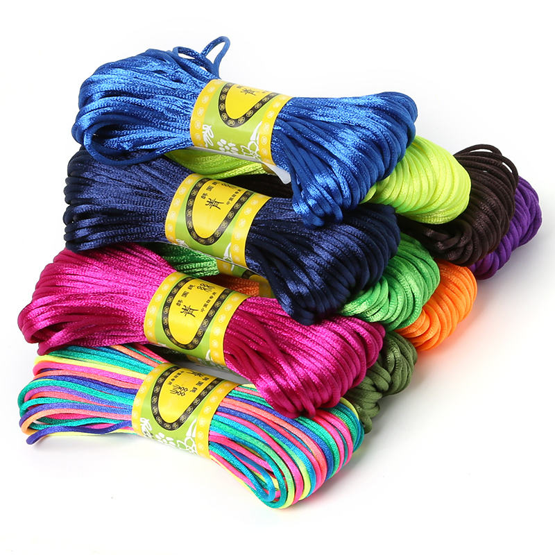 Knotting Cord Silk - 2.5mm 20m Satin Rattail Lụa Macrame