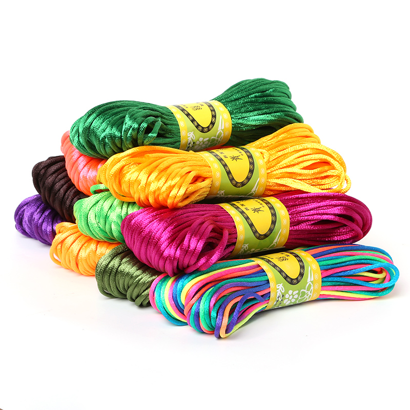 Knotting Cord Silk - 2 mét 20 mét Mềm Satin