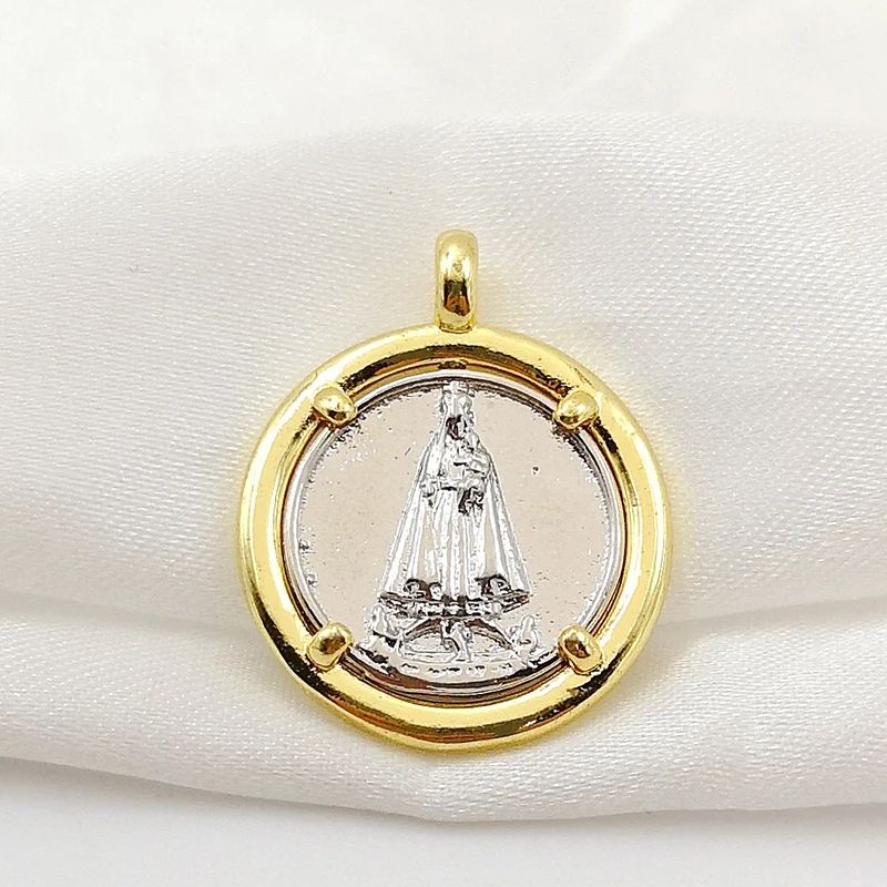 Jewelry Making In La - Gold Plated Our Lady of Fatima