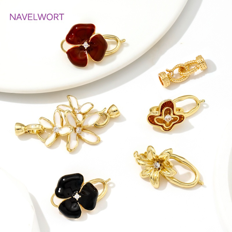 Jewelry Making Beads - Multi Styles 18K Gold Plated Brass