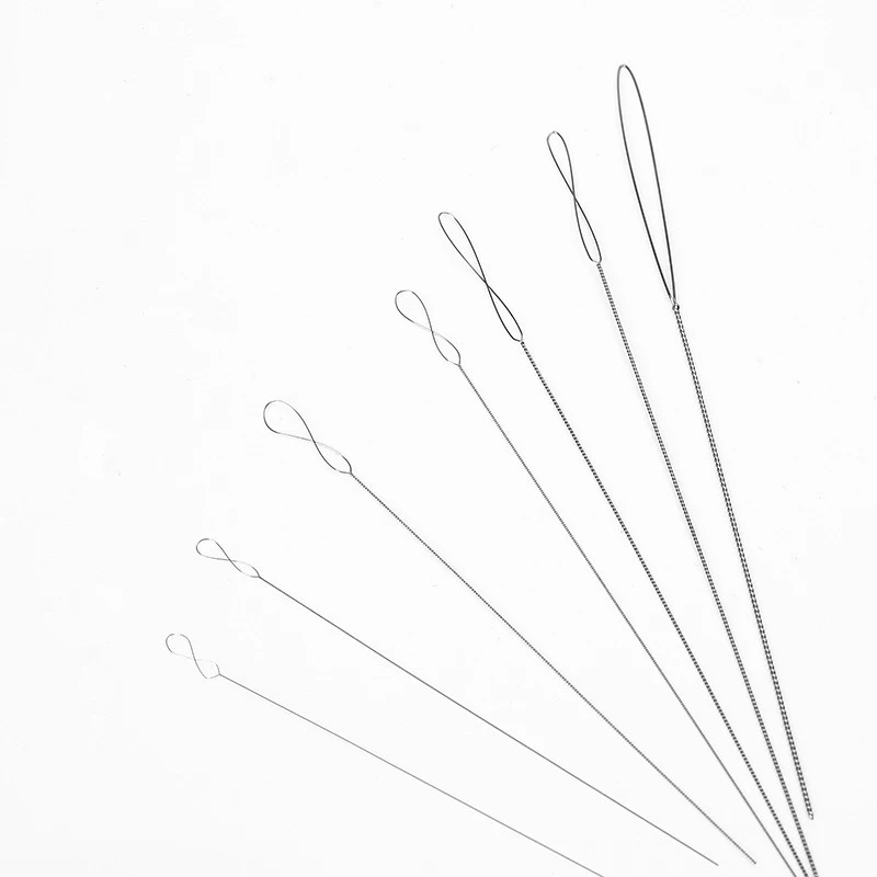 7pcs Soft Twisted Wire Needles - đánh giá và giá Knotting Cord Silk