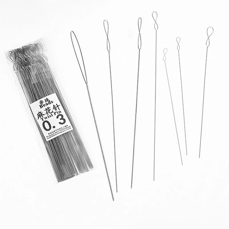 7pcs Soft Twisted Wire Needles - đánh giá và giá Knotting Cord Silk