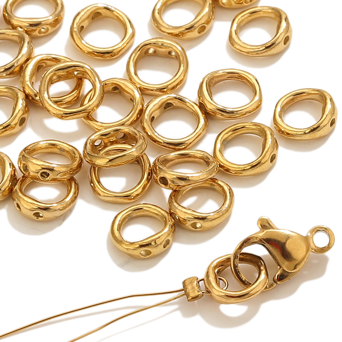20pcs Stainless Steel Clasps E - đánh giá và giá Jewelry Making Beads