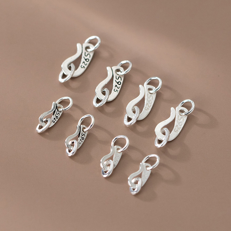 S925 Sterling Silver S Shape C - đánh giá và giá Jewelry Making In La