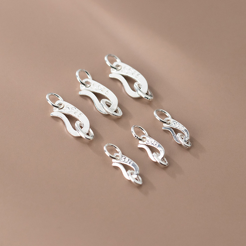 S925 Sterling Silver S Shape C - đánh giá và giá Jewelry Making In La