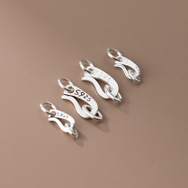 S925 Sterling Silver S Shape C - đánh giá và giá Jewelry Making In La