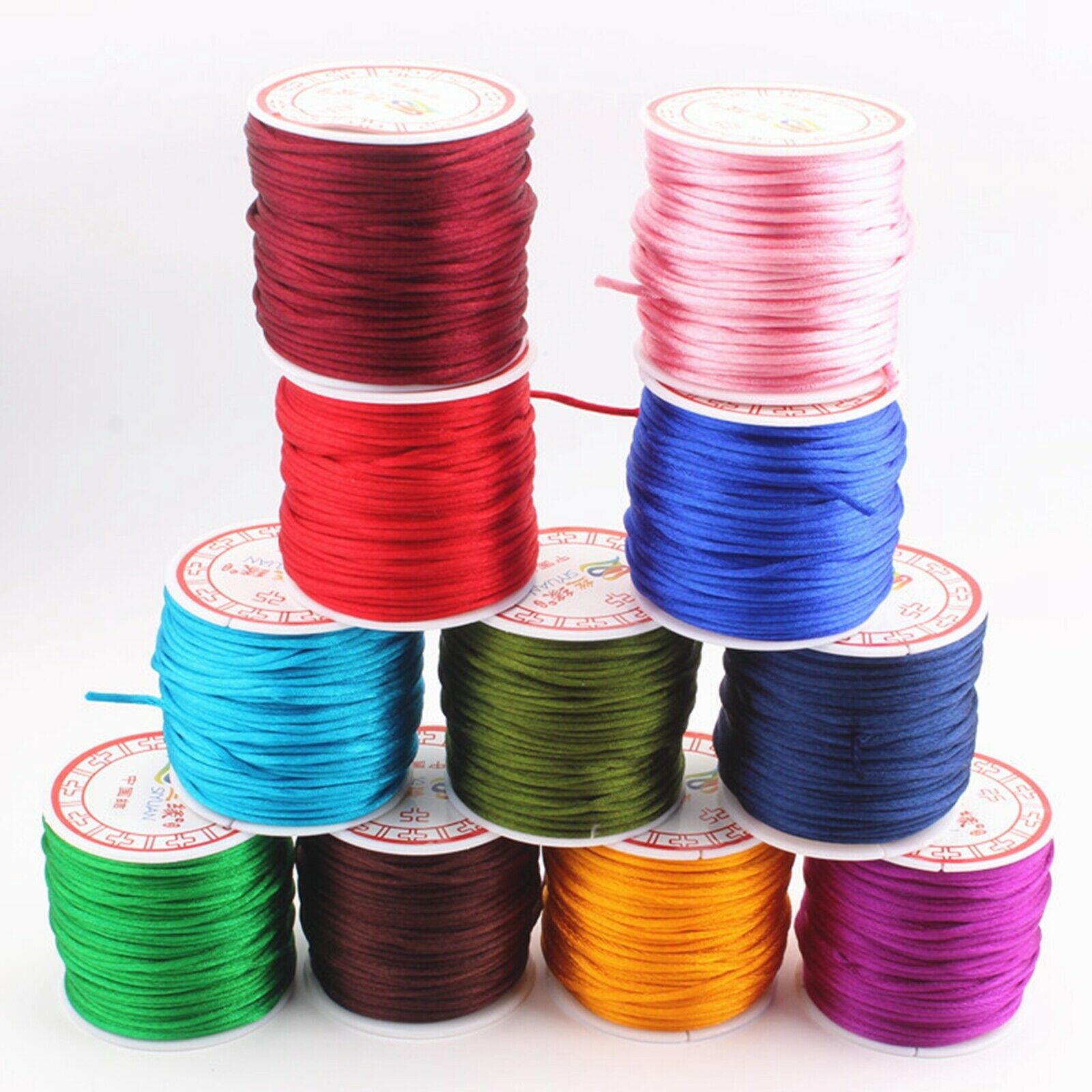 40 Mét Nylon Trung Quốc Satin  - đánh giá và giá Knotting Cord Silk