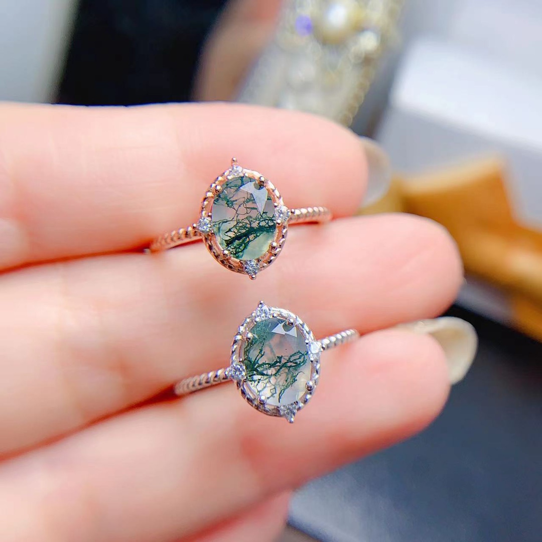 Natural Stone Ocean Water Moss - đánh giá và giá Jewelry Making University