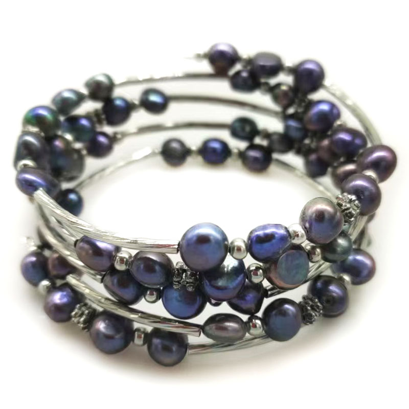 33 inches 7-8mm Rainbow Natura - đánh giá và giá Memory Wire Bracelet