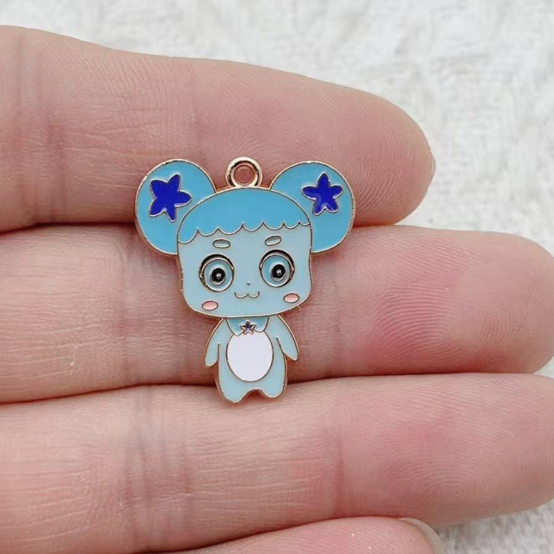 10pcs Cartoon Cute Drip Oil Al - đánh giá và giá Jewelry Making Jewelry
