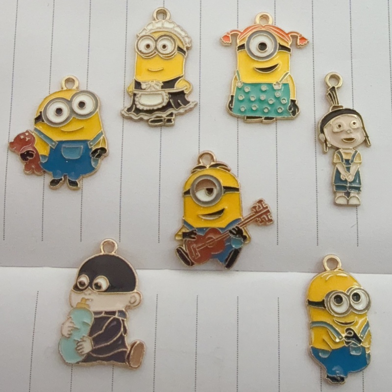 10pcs alloy drip oil cartoon p - đánh giá và giá Jewelry Making Jewelry