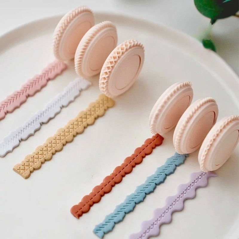 6pcs Polymer Clay Lace Texture - đánh giá và giá Jewelry Making Hand Tools