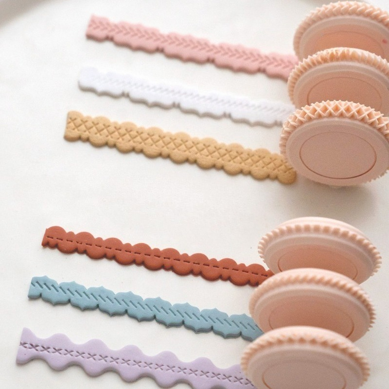 6pcs Polymer Clay Lace Texture - đánh giá và giá Jewelry Making Hand Tools