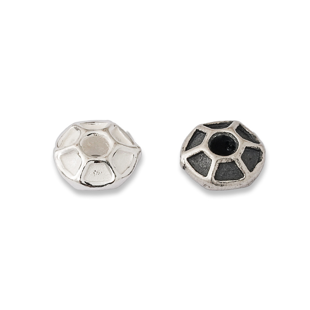 925 Silver Beads Hexagon Groov - đánh giá và giá Jewelry Making In La