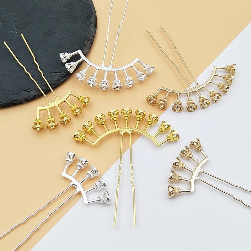 Alloy Arch Hair Pin Blanks wit - đánh giá và giá Jewelry Making Beads