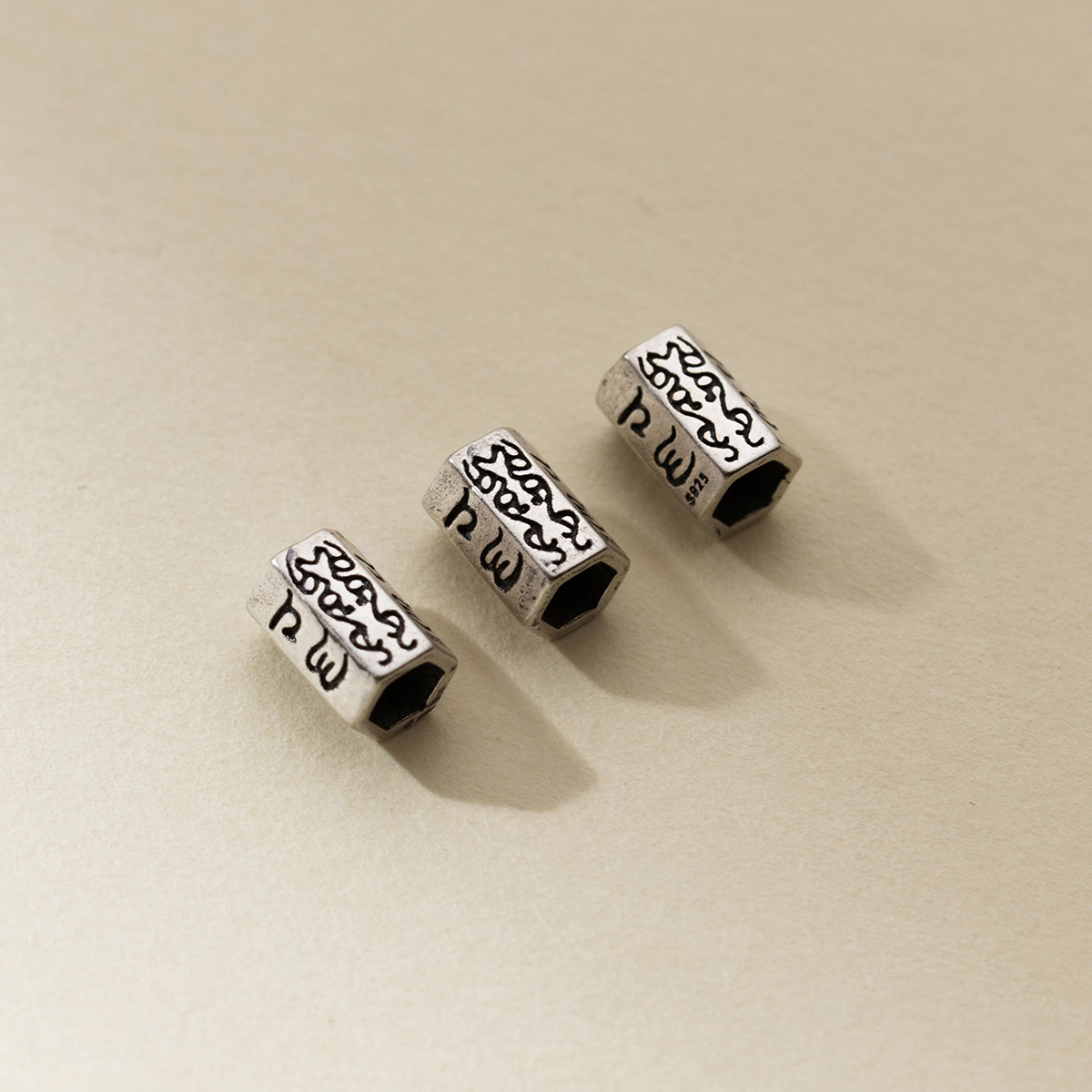 925 Silver Beads Retro Engrave - đánh giá và giá Jewelry Making In La