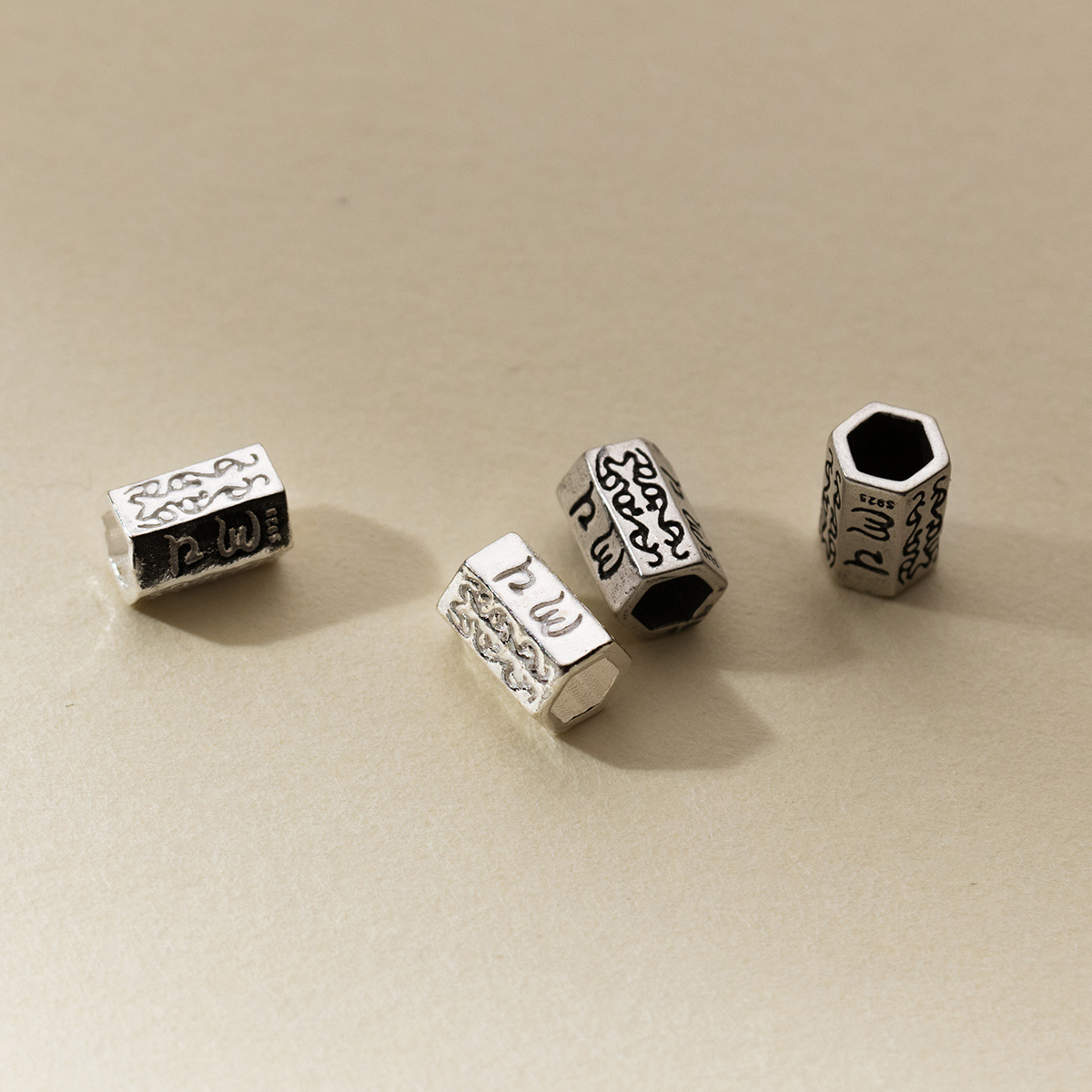 925 Silver Beads Retro Engrave - đánh giá và giá Jewelry Making In La