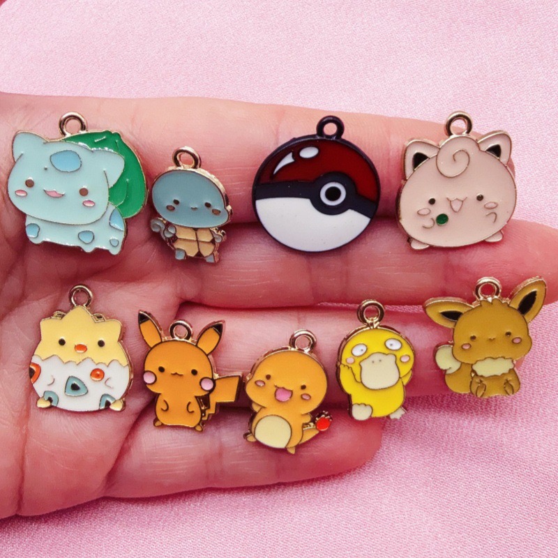 10pcs Cartoon Drip Oil Jewelry - đánh giá và giá Jewelry Making Jewelry