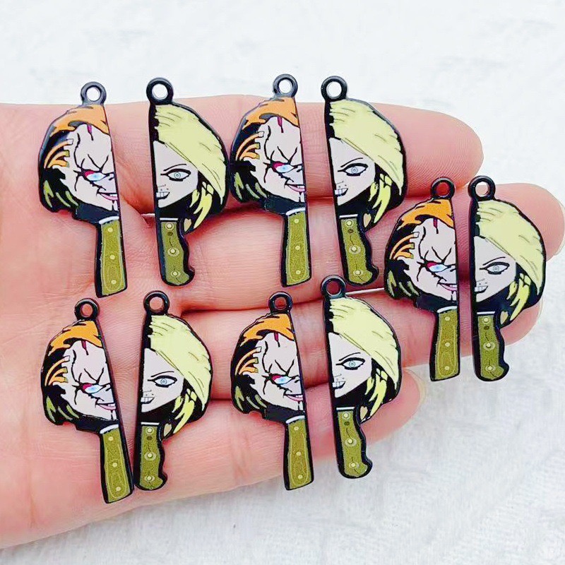 10pcs cartoon clown funny coup - đánh giá và giá Jewelry Making Jewelry