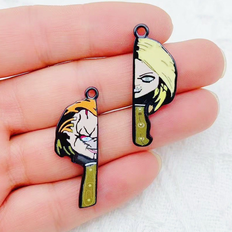 10pcs cartoon clown funny coup - đánh giá và giá Jewelry Making Jewelry