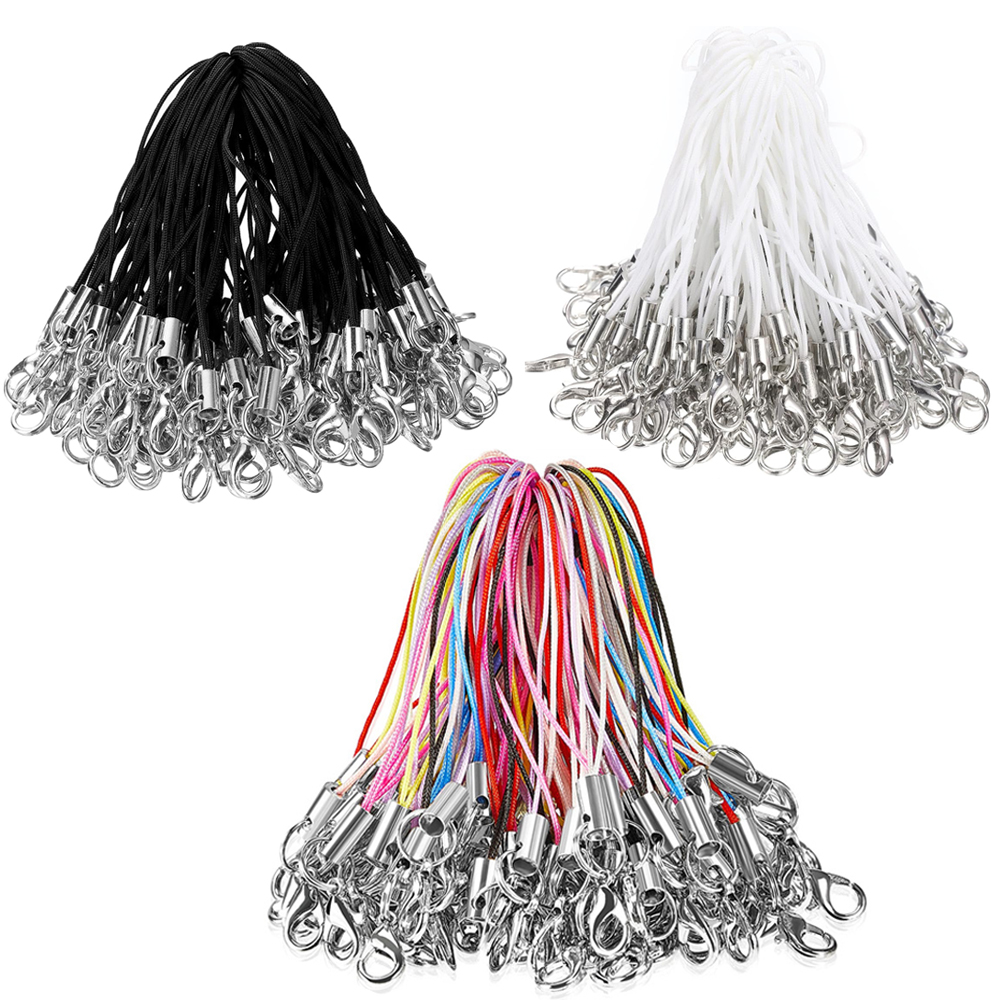 50/100Pcs Black White Strap Ch - đánh giá và giá Jewelry Making Equipment