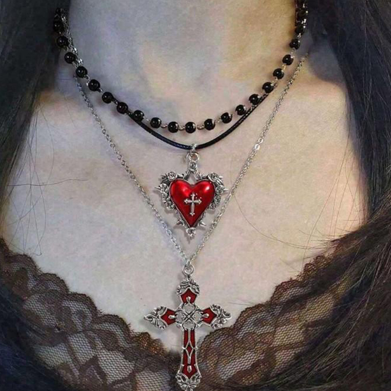 Y2K Punk Gothic Multi Layer Ne - đánh giá và giá Jewelry Making Kits For Girls