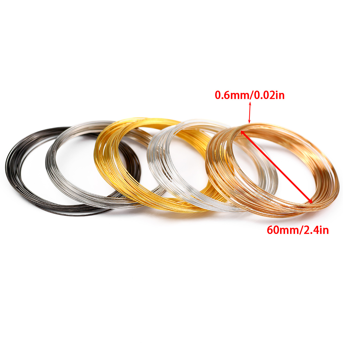 Memory Steel Wire 50Loops/Lot  - đánh giá và giá Memory Wire Bracelet