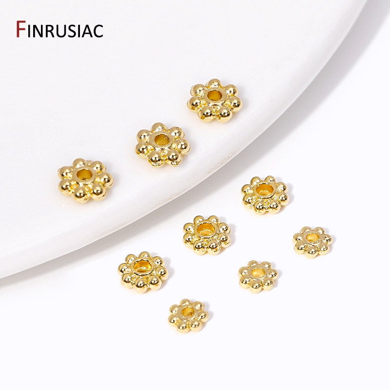 30PCS 4mm/5mm/6mm 14K Real Gol - đánh giá và giá Jewelry Making In Bali