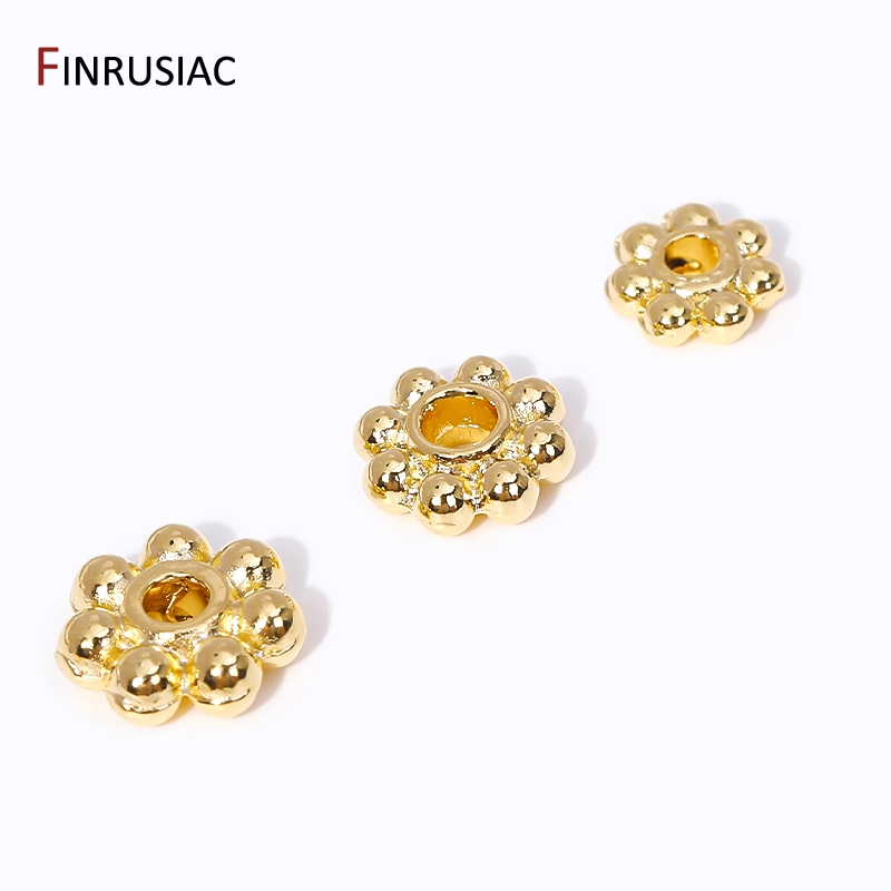 30PCS 4mm/5mm/6mm 14K Real Gol - đánh giá và giá Jewelry Making In Bali