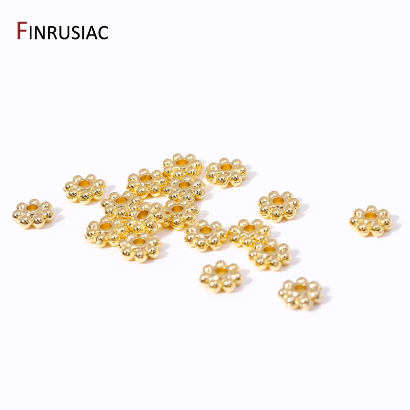 30PCS 4mm/5mm/6mm 14K Real Gol - đánh giá và giá Jewelry Making In Bali
