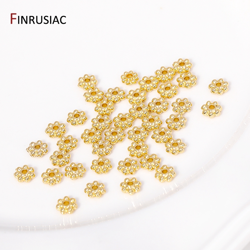 30PCS 4mm/5mm/6mm 14K Real Gol - đánh giá và giá Jewelry Making In Bali