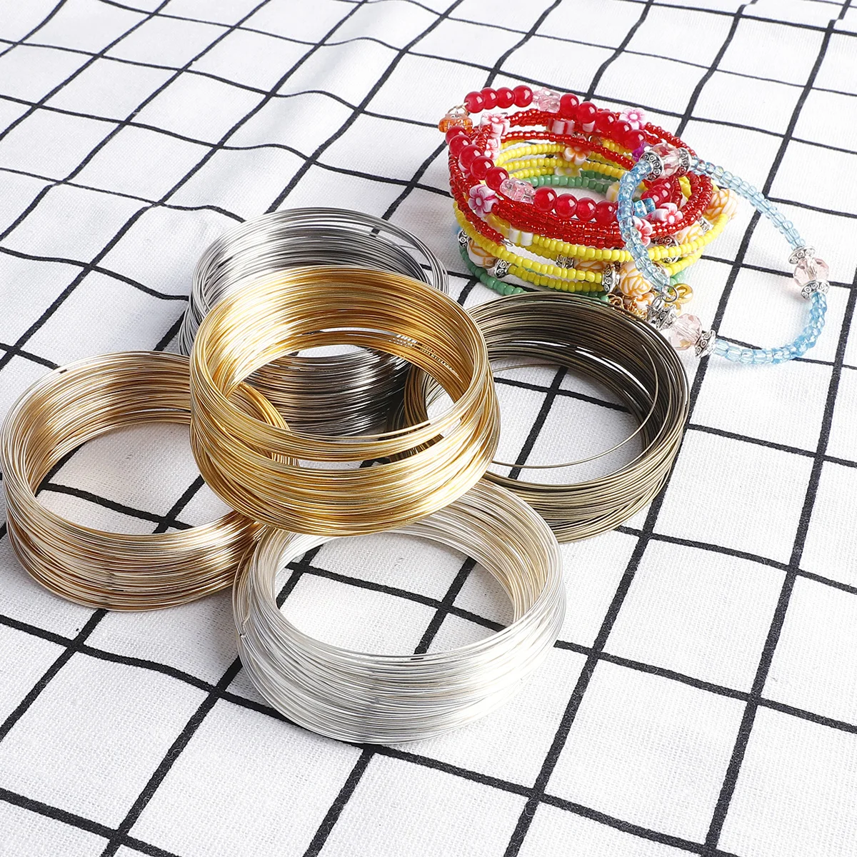 100Loops 0.6mm Memory Wire Bra - đánh giá và giá Memory Wire Bracelet
