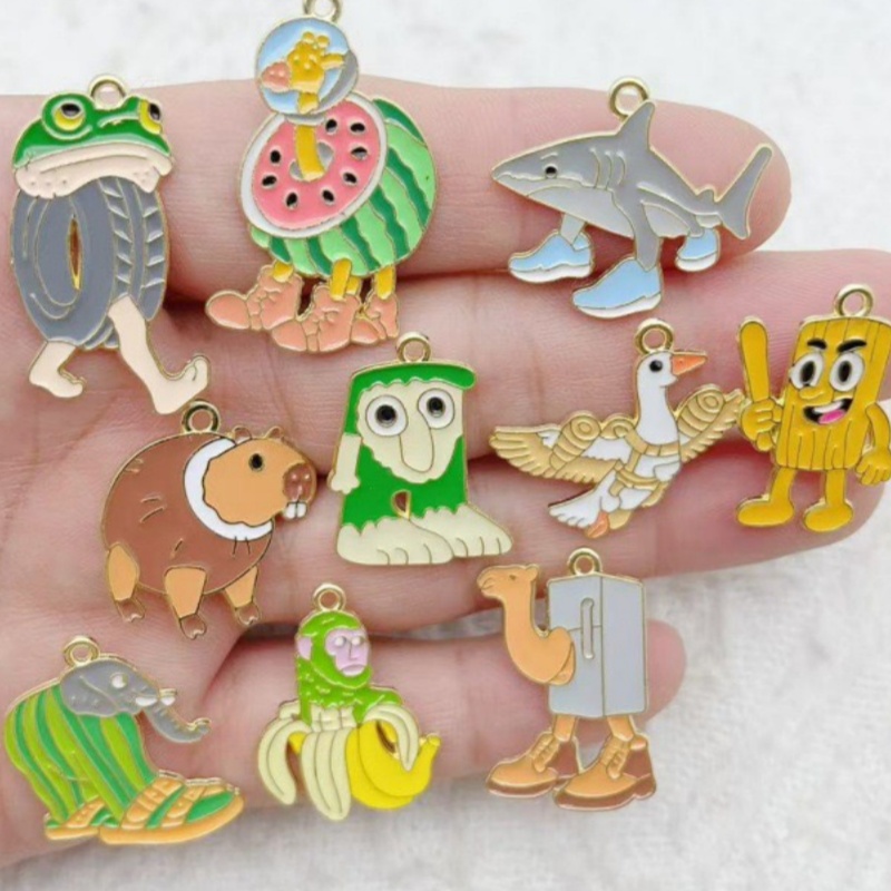 10pcs Creative Alloy Drip Oil  - đánh giá và giá Jewelry Making Jewelry