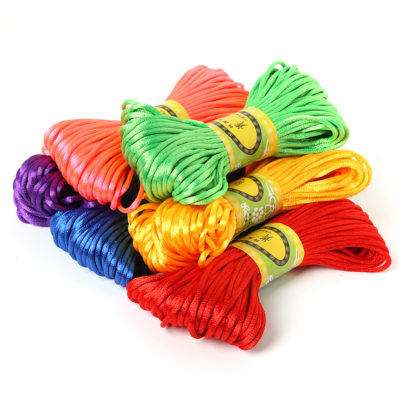 2mm 20meter Soft Satin Rattail - đánh giá và giá Knotting Cord Silk