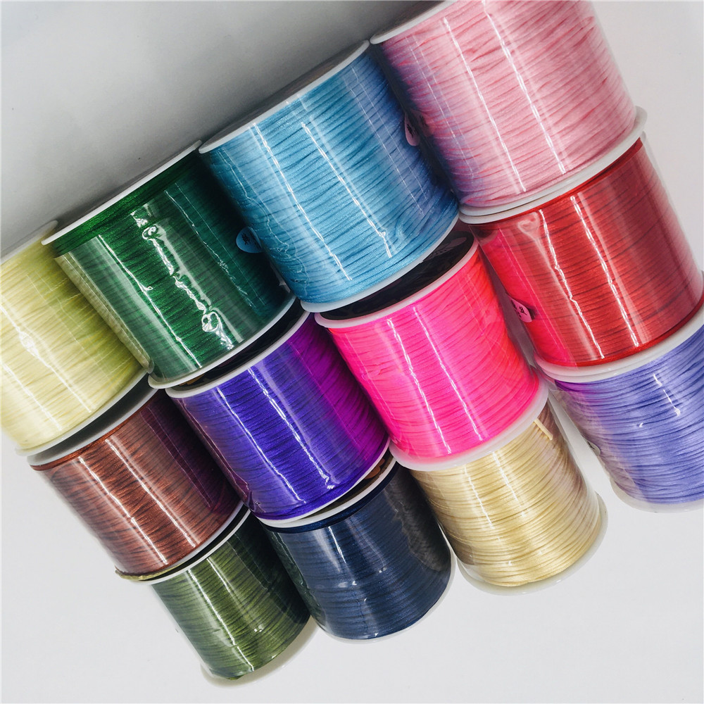 1mm Rope  50meters/roll Satin  - đánh giá và giá Knotting Cord Silk