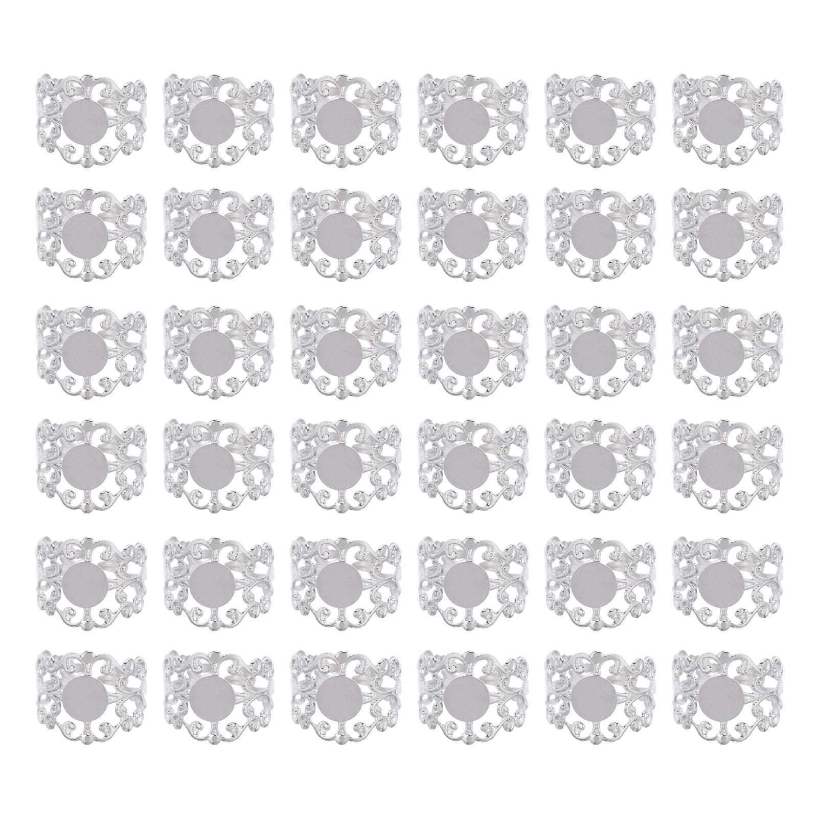 50Pcs Adjustable Oval Flatback - đánh giá và giá Jewelry Making Gemstones
