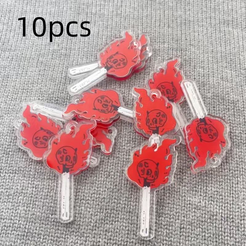 10pcs acrylic skull pendant, D - đánh giá và giá Jewelry Making Jewelry