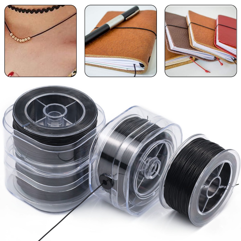 0.5-1mm Black Elastic Crystal  - đánh giá và giá Jewelry Making Thread