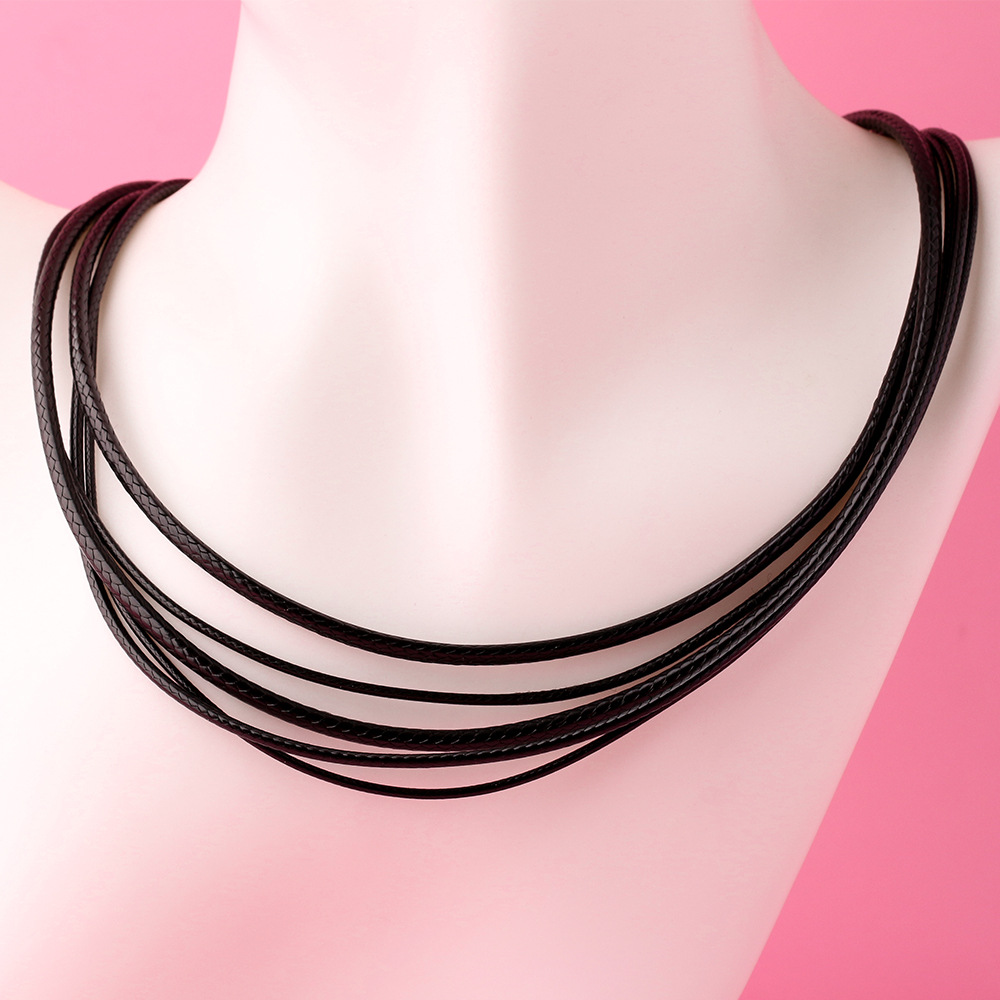 925 Silver Black Braided Leath - đánh giá và giá Jewelry Making In La