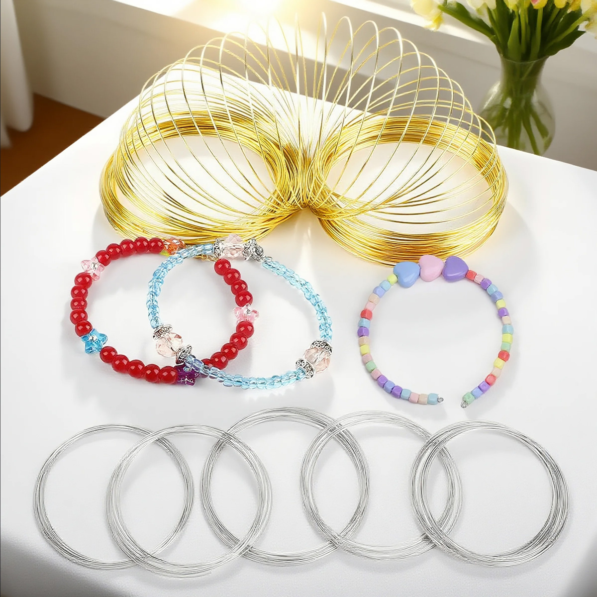 0.6mm Stainless Steel Memory W - đánh giá và giá Memory Wire Bracelet
