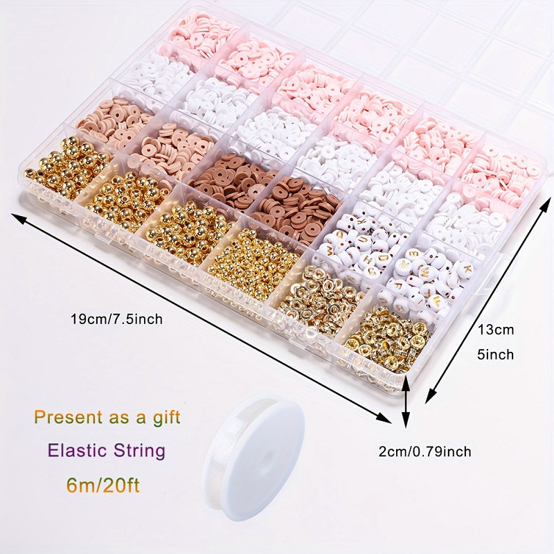 Style DIY Clay Beads Bracelet  - đánh giá và giá Jewelry Making Kits For Girls