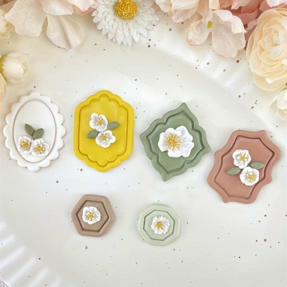 6pcs Vintage  Frame Shape Poly - đánh giá và giá Jewelry Making Hand Tools