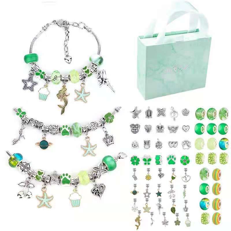 Charm Bracelet Making Kit DIY  - đánh giá và giá Jewelry Making Kits For Girls