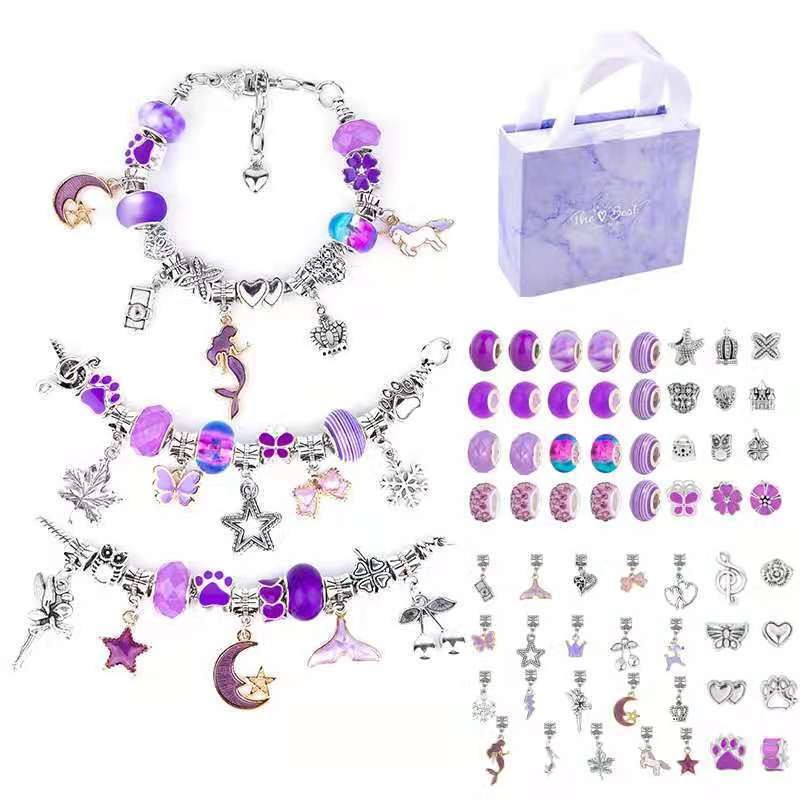 Charm Bracelet Making Kit DIY  - đánh giá và giá Jewelry Making Kits For Girls