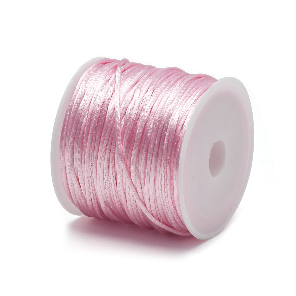 1.5mm Crafts Satin Rattail Cor - đánh giá và giá Knotting Cord Silk